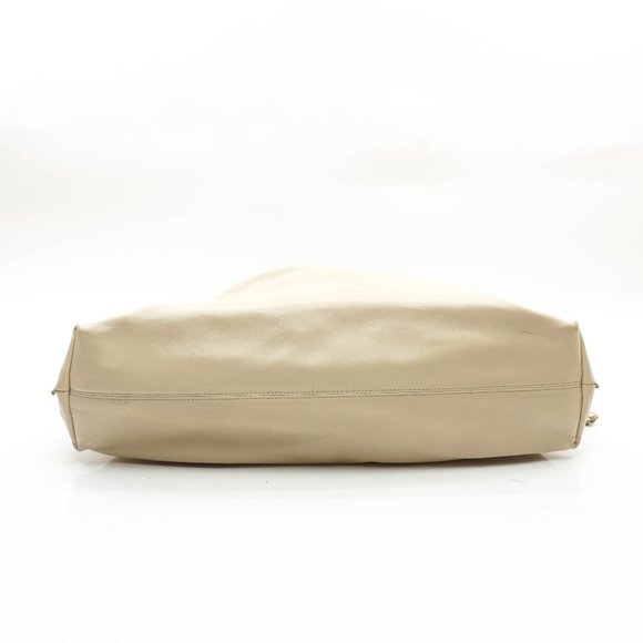 Auth Gucci Shoulder Bag Leather Cream #13268G67 - Picture 6 of 14